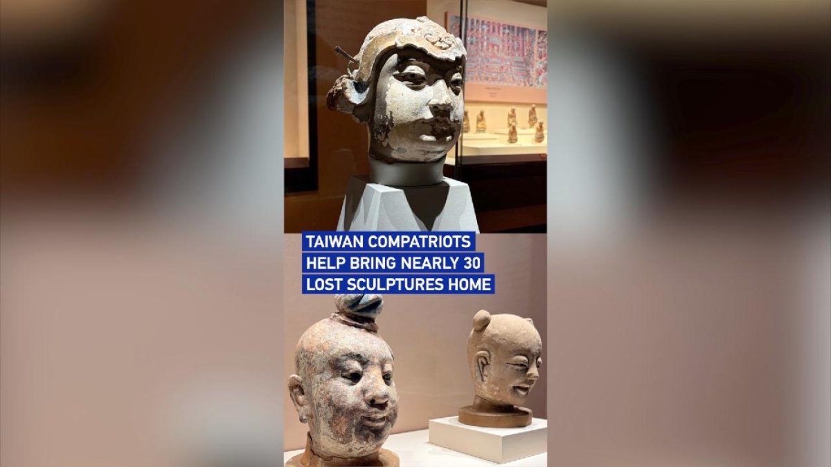 Taiwanlı hemşehriler yaklaşık 30 kayıp heykeli eve getirdi