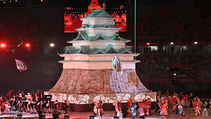Asya Oyunları Nagoya'da dayanışma ve Japon kültürünün kutlanmasıyla açıldı