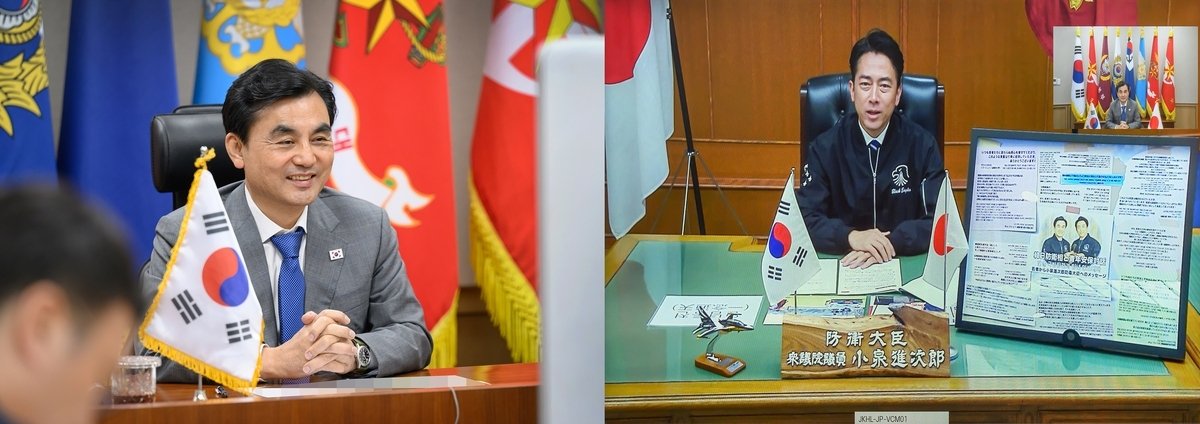 Güney Kore ve Japonya savunma bakanları karşılıklı anlayışa dayalı savunma iş birliğinde anlaştı