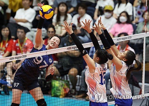 Güney Kore kadın voleybolda D Grubu'nda birinci oldu