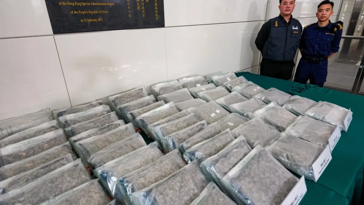 Hong Kong gümrüğünde yılın ilk yarısında uyuşturucu ele geçirmelerde yaklaşık yüzde 50 artış