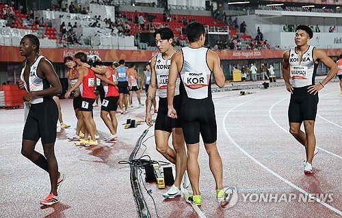 Güney Kore erkekler 4x100 metre bayrak yarışında Asya Oyunları'nda diskalifiye edildi