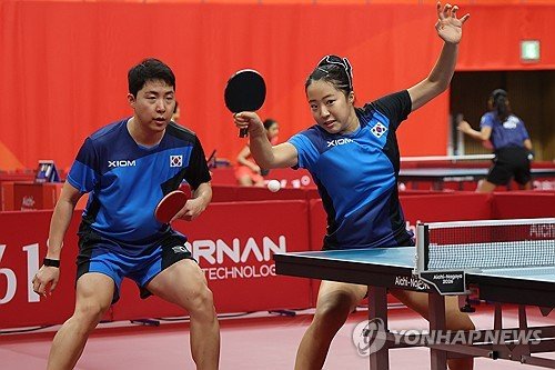 Asiad'da Güney Koreli ikili masa tenisi karışık çiftlerde bronz madalya aldı