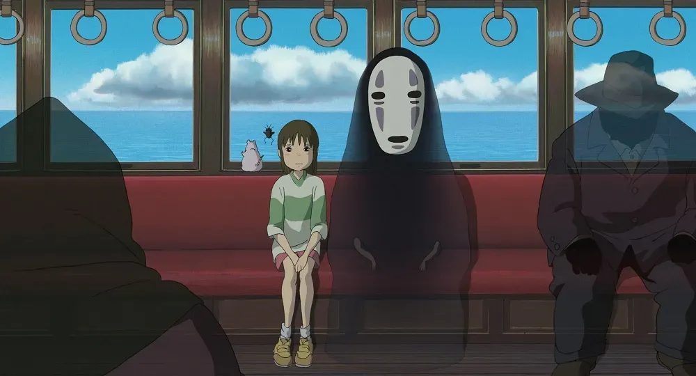 Japonya imparatoru Studio Ghibli'nin No Face karakteriyle fotoğraf çektirdi