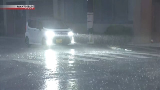 Pazartesi gününe kadar Japonya'nın birçok bölgesinde yoğun yağış bekleniyor