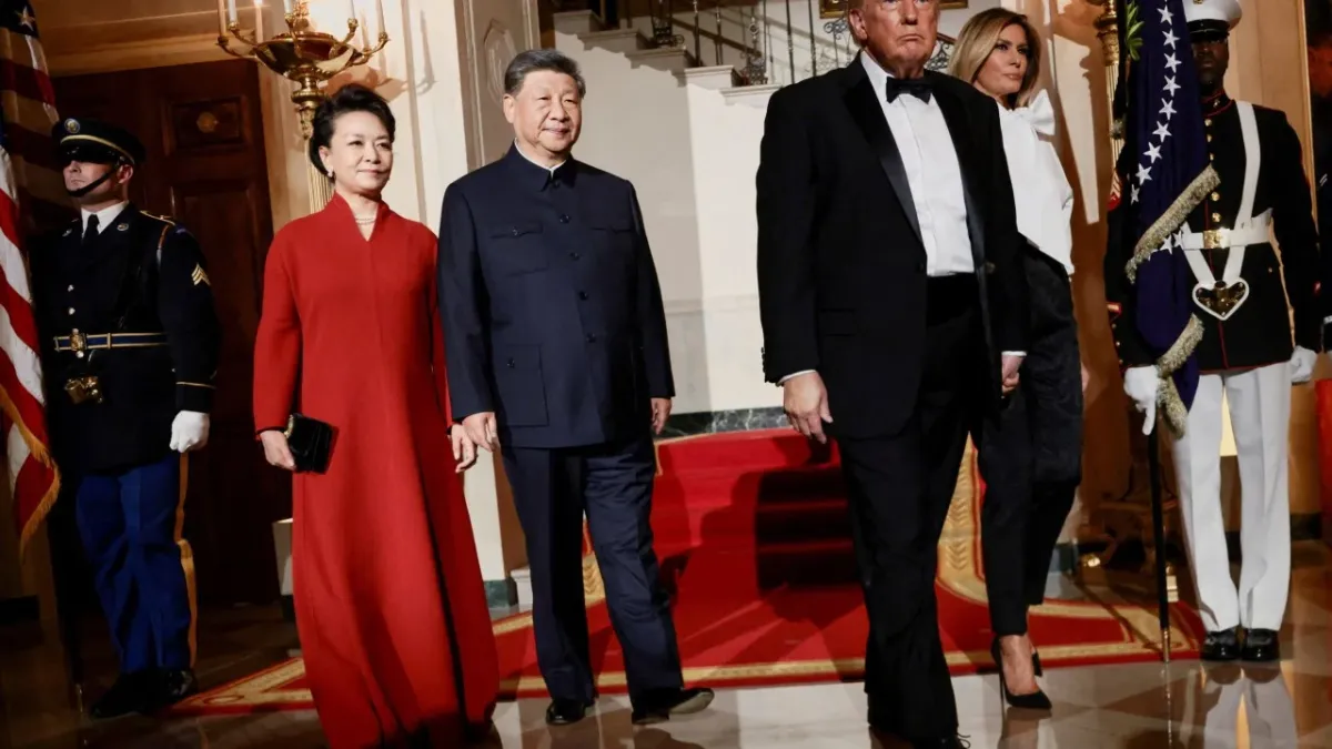 Washington zirvesinde Çin estetiği her yerde, Mao takım elbiselerden şakayık pantolonlara