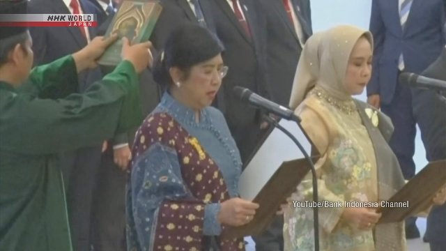 Bank Indonesia'nın ilk kadın valisi göreve başladı
