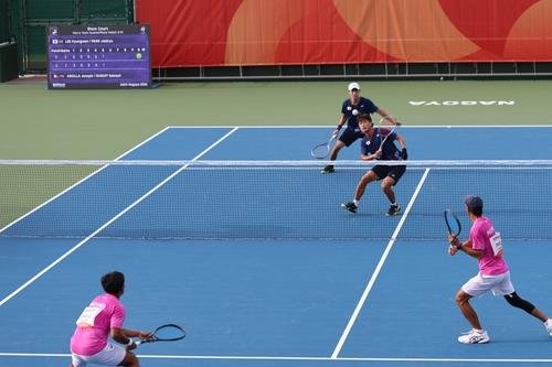 Güney Kore Asya Oyunları'nda soft tenis erkek ve kadın takımında bronz madalya garantiledi