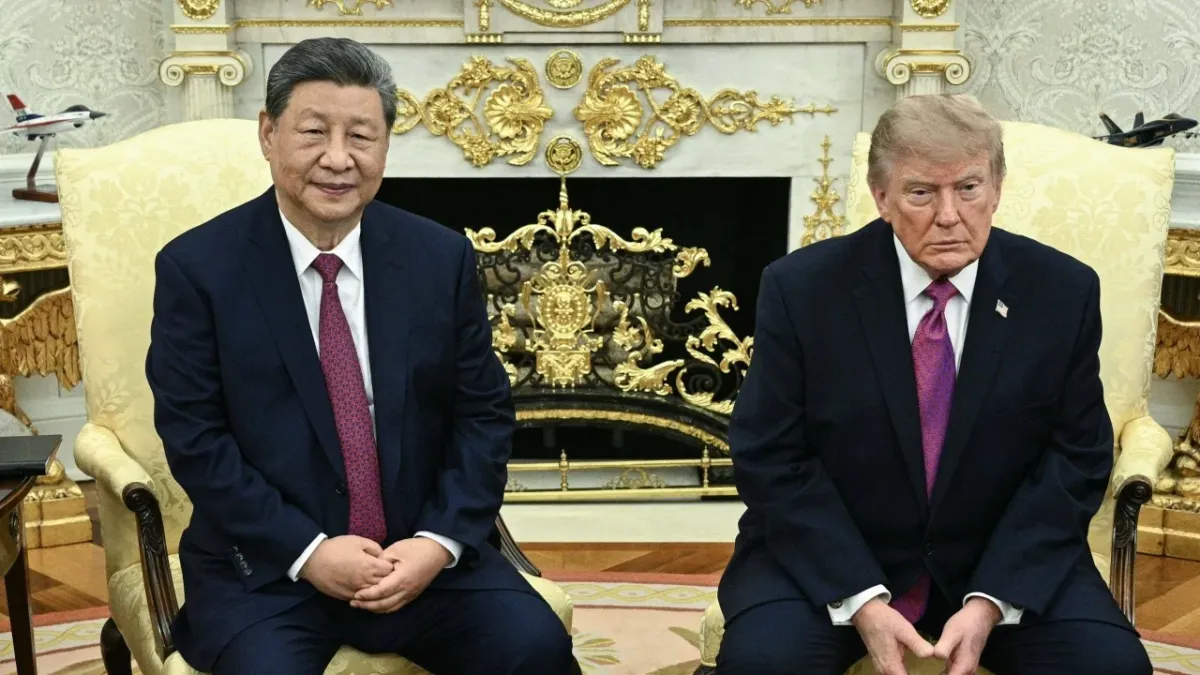 Sırt sıvazlama mı? Xi ve Trump'ın beden dili çok şey anlatıyor