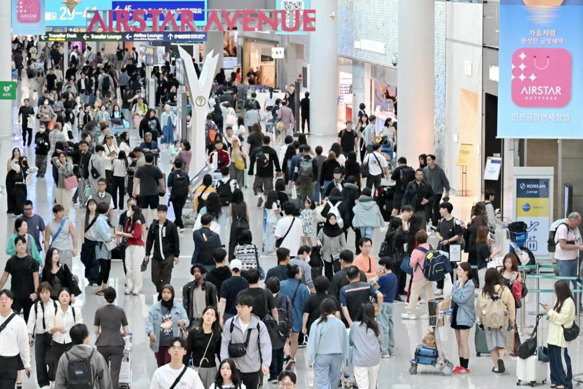 Incheon Havalimanı'nda rekor yabancı yolcu bekleniyor, günde 60 bine kadar giriş öngörülüyor