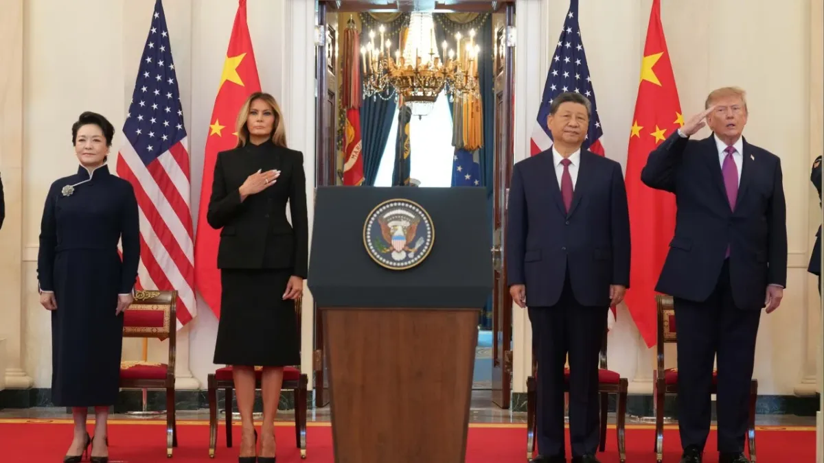 Gül bahçesi ve askeri geçit töreninin ötesinde Trump ve Xi işin esasına indi