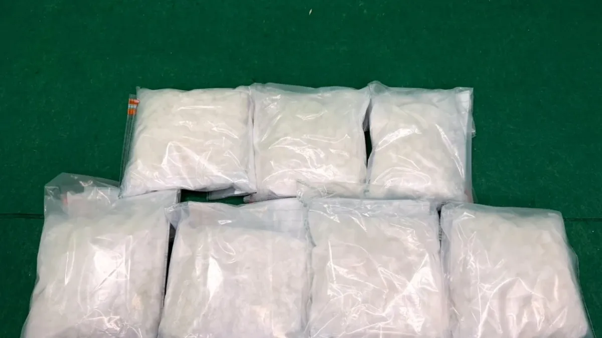 Hong Kong gümrüğü havalimanında 13 kg şüpheli ketamin ele geçirdi, bir kişi tutuklandı