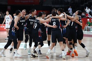Basketbol üç altın madalyayla sonuçlandı, Güney Kore Asya Oyunları finallerini süpürdü