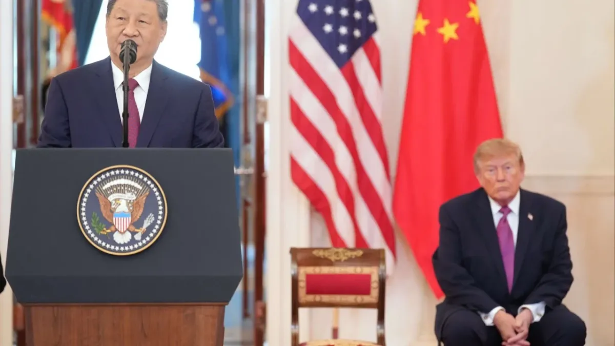Xi, Çin ve ABD'nin yapay zekayı insan kontrolünde tutması gerektiğini Trump'ın Beyaz Saray karşılamasında söyledi