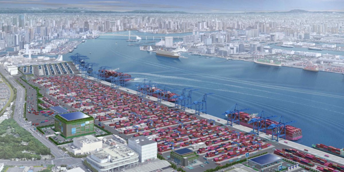 Tokyo limanı Singapur ve Busan'ı takip ediyor, genişleme ve yeşil yükseltmelerle