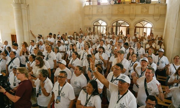 51 ülkeden 550'den fazla Hristiyan lider, 7 Ekim'in yıl dönümünde Kudüs'te İsrail'e destek verdi
