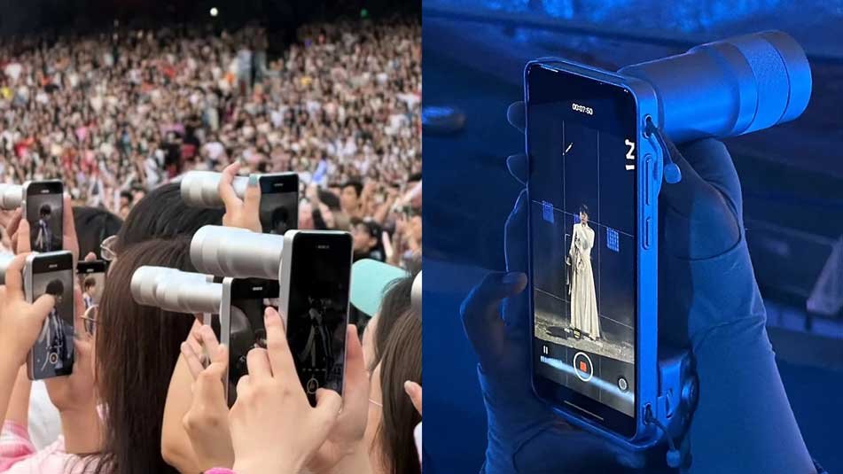 Çin'de konser tutkunları uzak koltuklar için telefoto lensli telefon kiralamaya yöneldi