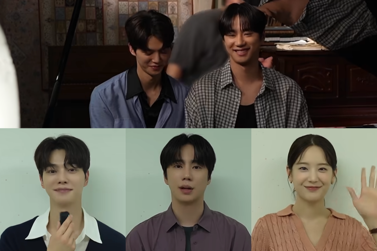 Koreli oyuncular Song Kang ve Lee Jun Young, tvN dizisi Four Hands, Two Sonatas'ın final çekiminde vedalaştı